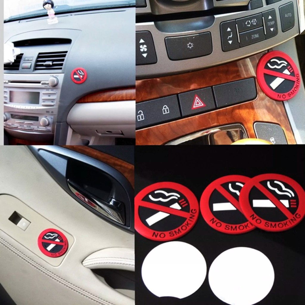 Miếng Dán Sticker No Smoking Dán Trên Ô Tô/ Xe Tải