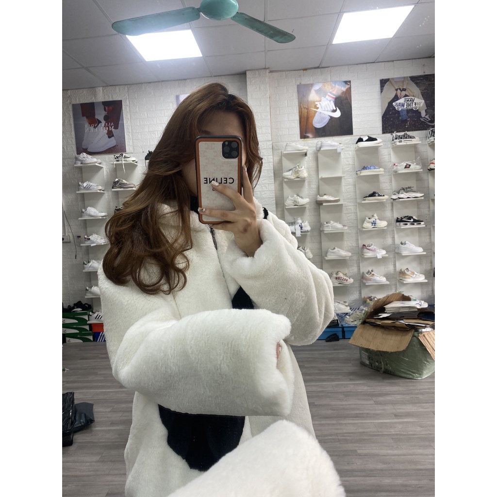 Áo khoác lông Nam Nữ ,Áo lông Hàng Quảng Châu,không xù lông,lông thỏ dày dặn