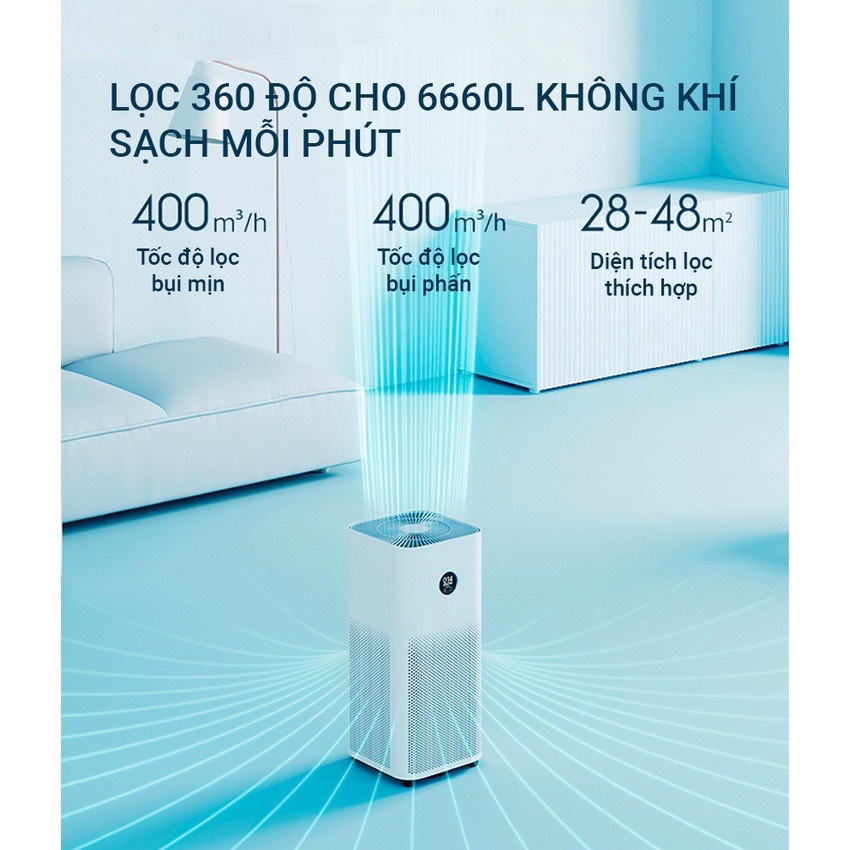 [Mã ELHA22 giảm 5% đơn 300K] Máy lọc không khí Xiaomi Air Purifier 4 Chính hãng, new model