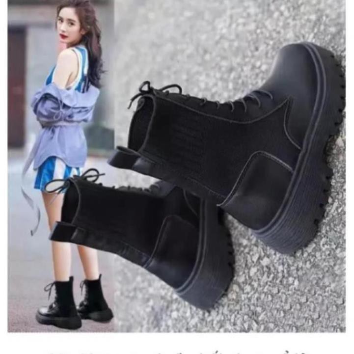 Boots Nữ, Giày Bốt Nữ Dr.Martens Boots Thu Đông Hottrend Phong Cách Màu Đen Minhtushoes Giày Dép Nữ Thời Trang Cao Cấp