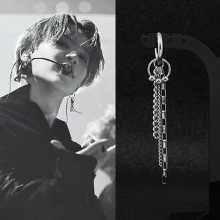 Khuyên tai chuỗi dài phong cách KPOP BTS Jimin