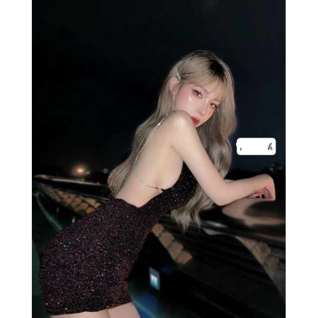 Váy kim xà hở lưng SIÊU tôn dáng