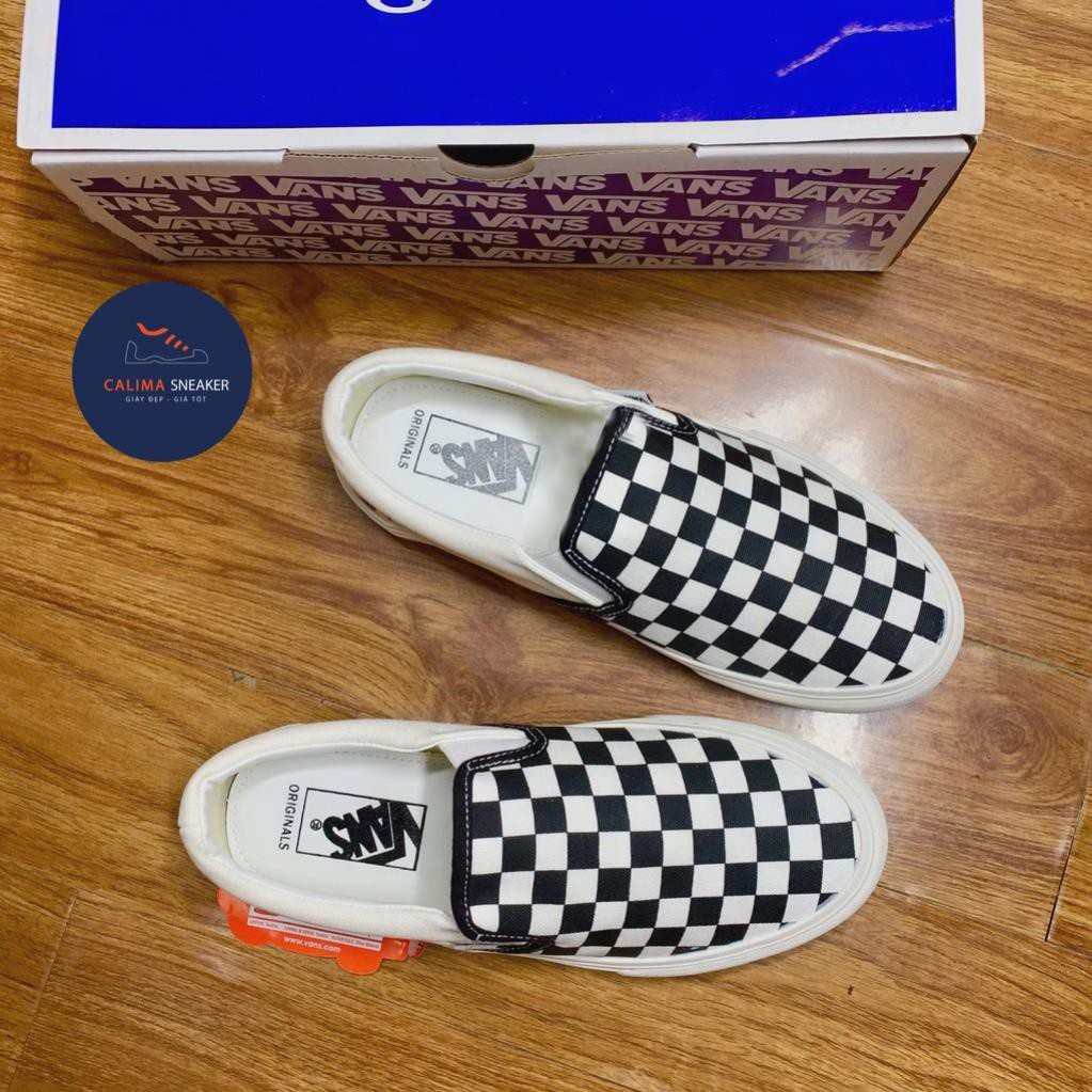Giày Vans Caro 🏆HOT TREND🏆 Giầy Thể Thao Vans caro / Sneaker Nam Nữ Đủ Size : 36-43 /Giày Vans slip on | BigBuy360 - bigbuy360.vn
