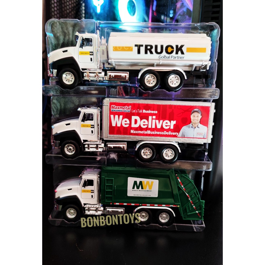 Đồ chơi Combo bộ 3 xe ô tô trẻ em xe lu , xe trộn ,xe chở hàng,xe chở rác