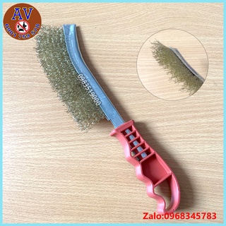 Bàn chải sắt đánh rỉ màu đỏ