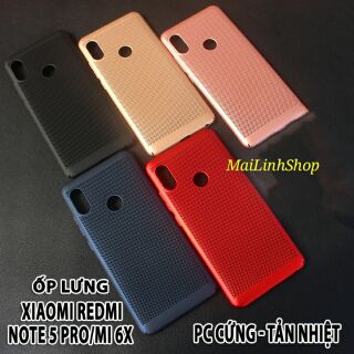 Ốp lưng tản nhiệt Xiaomi Redmi Note 5 Pro/ Mi6X (Nhiều màu)
