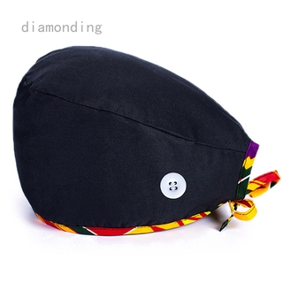 Mũ Y Tá Màu Trơn Có Dây Điều Chỉnh Màu Sắc Tùy Chỉnh Tiện Dụng