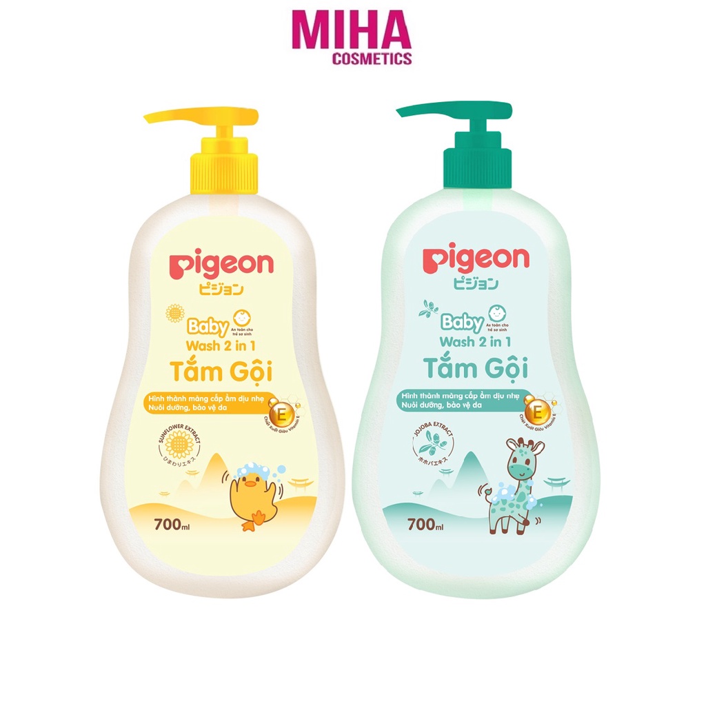 Sữa Tắm Gội Cho Bé Pigeon Baby Wash 2in1 700ml