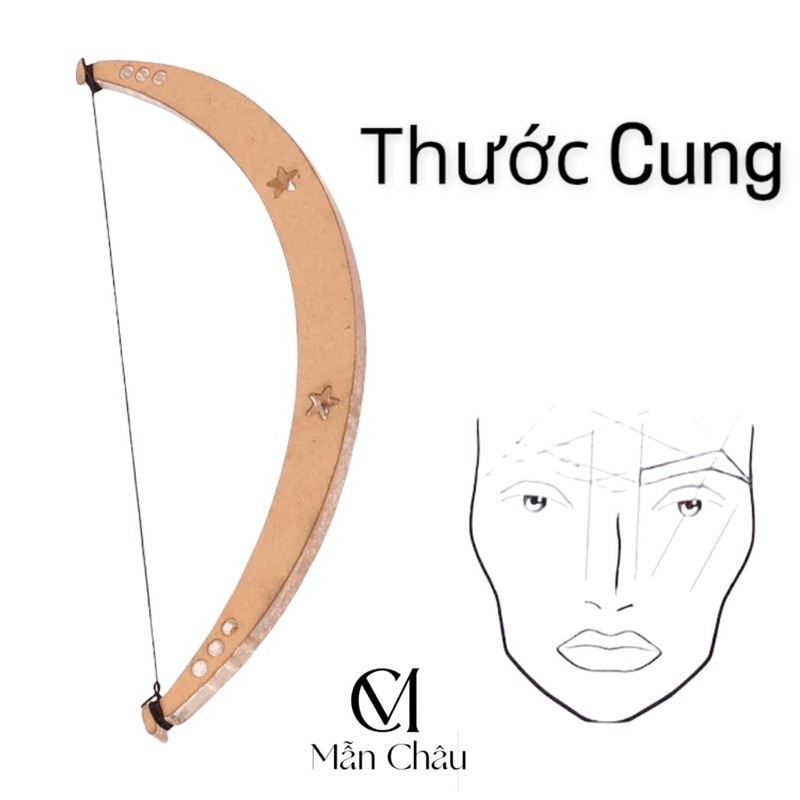 Thước cung nhỏ đo mày