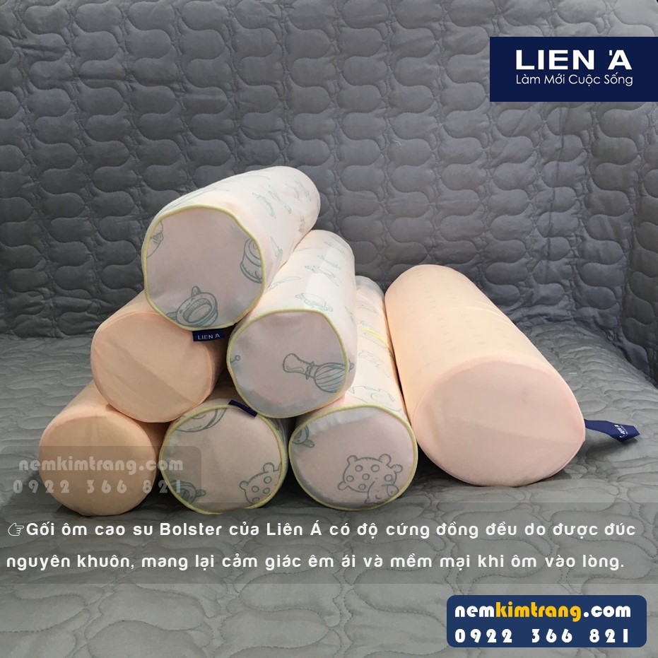 Gối Ôm Cao Su Em Bé Liên Á Bolster - CHÔNG TRƯỢT, DỄ NGỦ