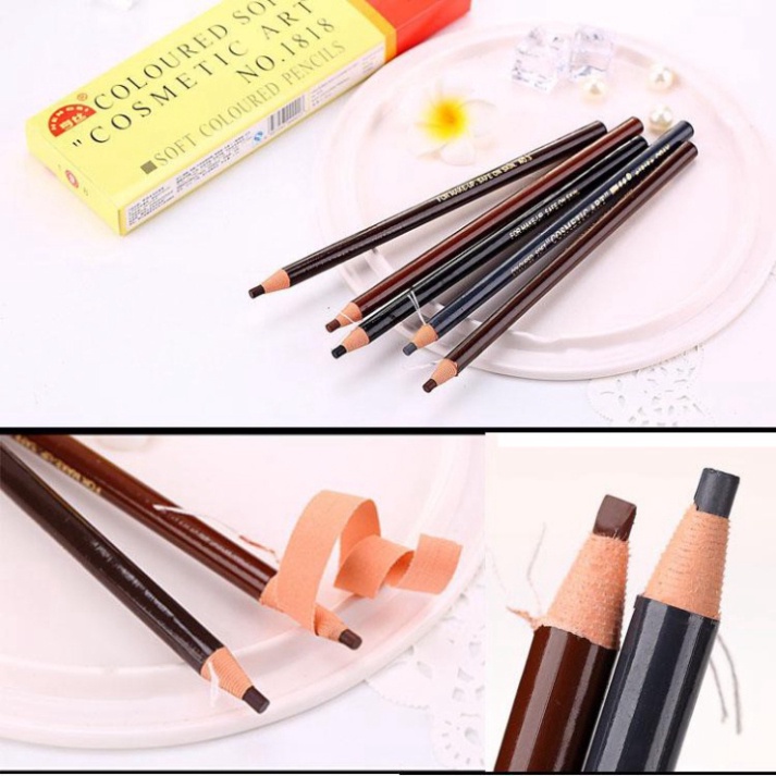 Chì xé kẻ lông mày "Cosmetic Art" - Chì kẻ chân mày (Đen - Nâu) - UENO45 - Hàng nội địa Trung | BigBuy360 - bigbuy360.vn