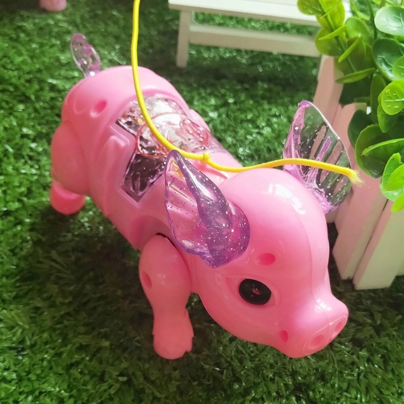 LỢN CHẠY PIN, CÓ NHẠC CÓ ĐÈN, HEO ĐÁNG YÊU