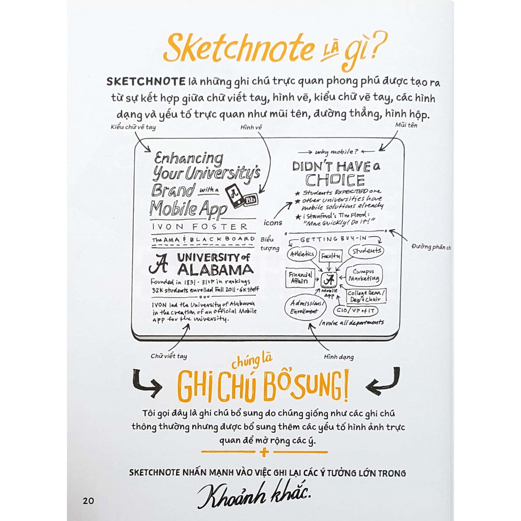 Sách - Combo Sketchnote Lý thuyết + Sketchnote Thực hành