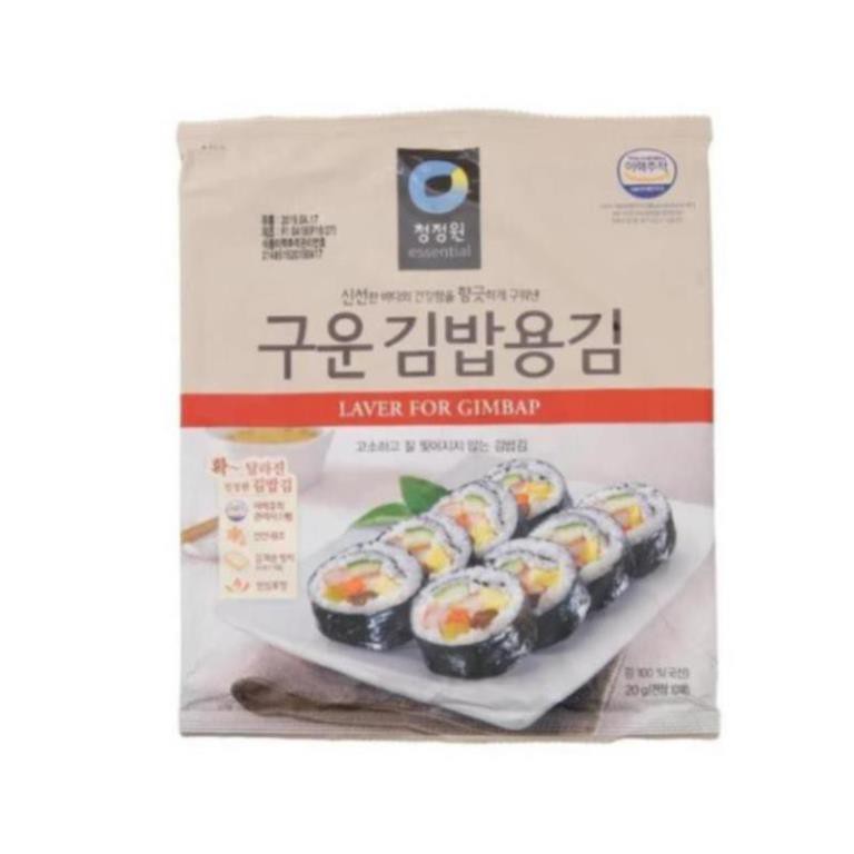 * RONG BIỂN CUỘN CƠM SUSHI 10 LÁ HÀN QUỐC Ma20s 9n sw