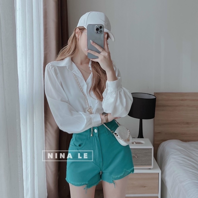 Sơ Mi tay phồng nina le