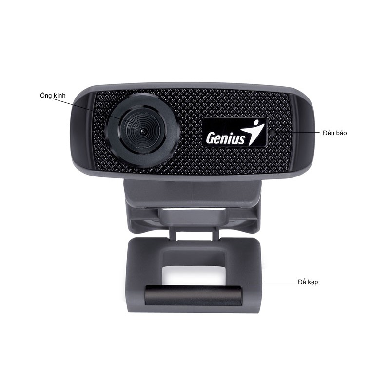 Webcam Máy Tính Học và Làm việc Online Genius 1000X -  Rapoo C200 HD 720p - Hàng Chính Hãng Bảo Hành 1 năm