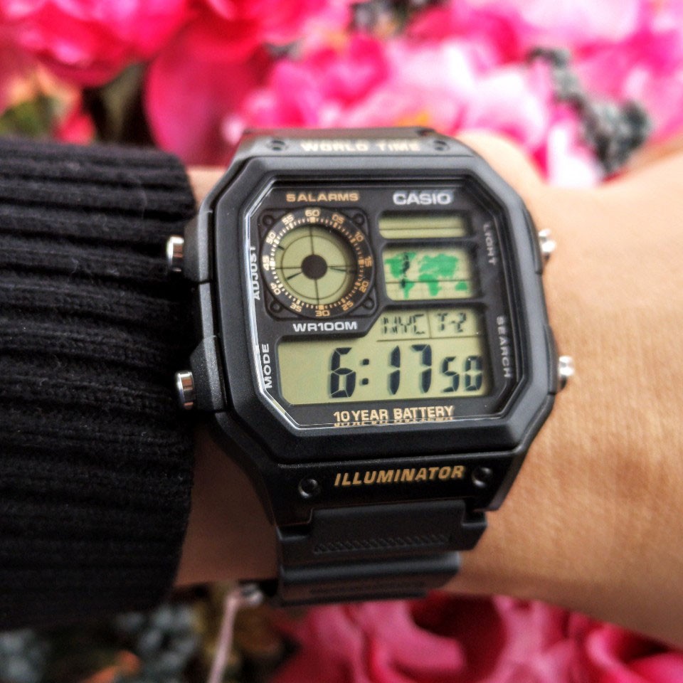 Đồng hồ nam casio ❤️ 𝐅𝐑𝐄𝐄𝐒𝐇𝐈𝐏 ❤️ Đồng hồ casio Đồng AE-1200 AE-1200WHB-1B AE-1200WH-1B AE-1200WHB-3B AE-1200WHD | BigBuy360 - bigbuy360.vn