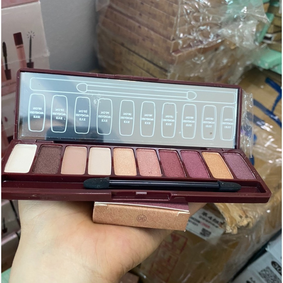 Bảng Phấn Mắt 10 Màu Lamenia 3596