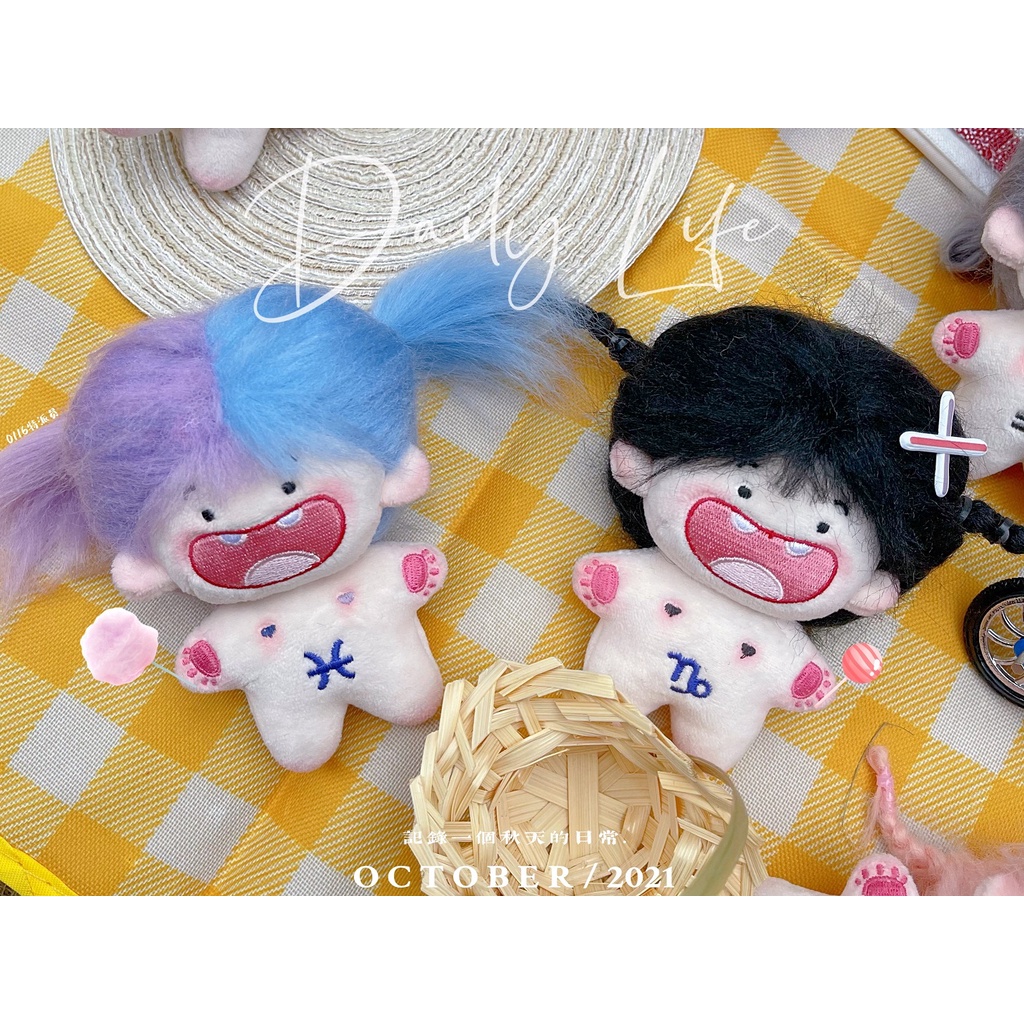 Búp bê cung hoàng đạo tóc tơ 10cm