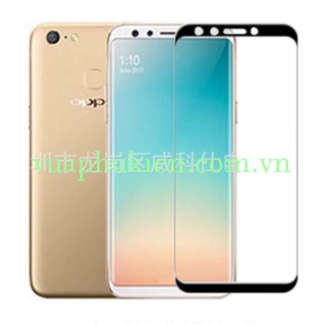 Kính cường lực oppo F5 ( Loại 1) Full keo, Full màn