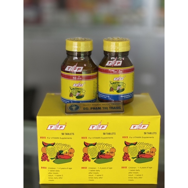 Vitamin Tăng Cân Thái Lan _ lọ 50 viên Như hình không trộn