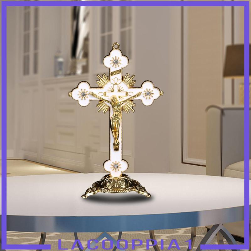 [Lacooppia1] Bức Tượng Chúa Jesus Thánh Giá Điêu Khắc Chữ Thập Trang Trí