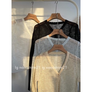 Áo cardigan len mỏng