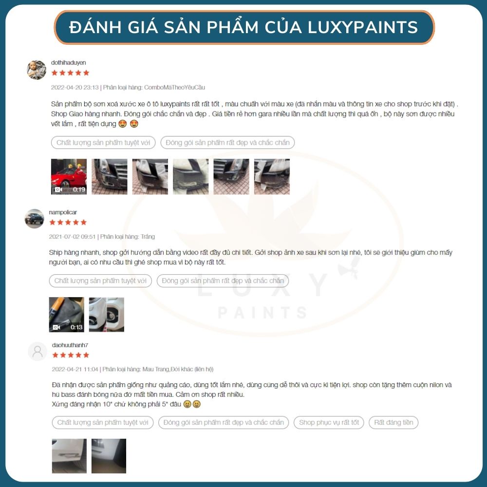 Xoá vết xước xe ô tô Toyota Vios LUXYPAINTS, Sơn che vết xước ô tô Màu Trắng Xanh Đen Đỏ Bạc Xám Vàng Cát Dễ Sử Dụng