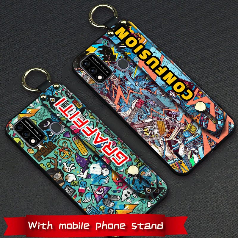 Graffiti New Arrival Phone Case For Itel A48 Phone Holder Shockproof Fashion Design Soft Case Back Cover