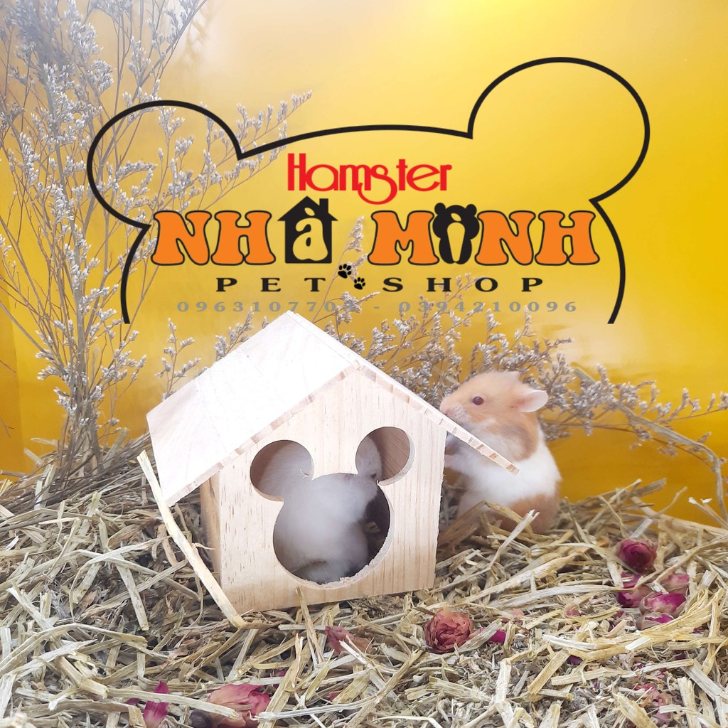Nhà ngủ gỗ nhỏ cho Hamster