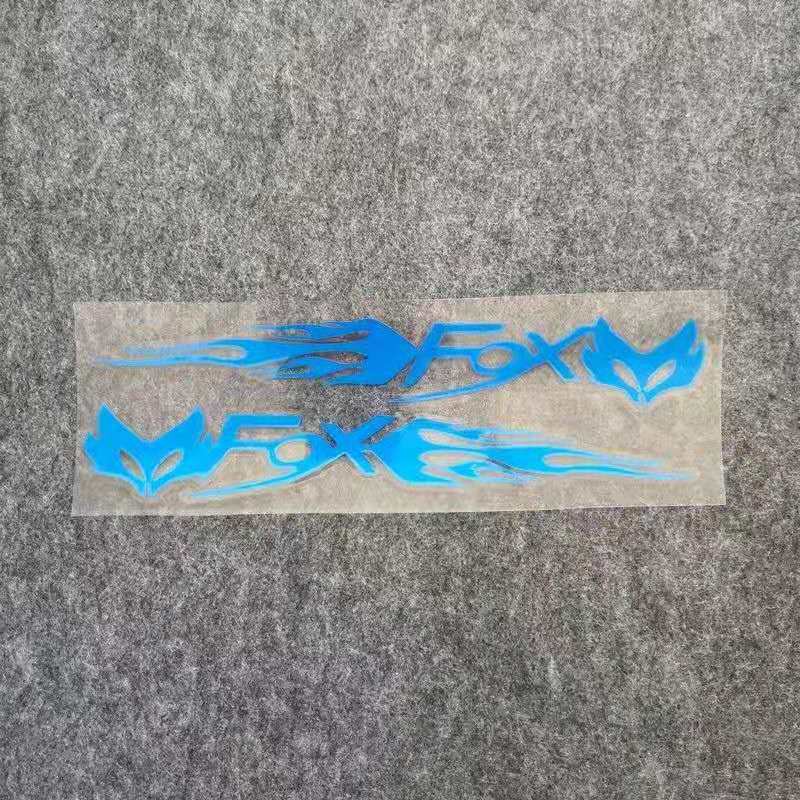 Miếng Dán Phản Quang In Logo FOX Màu Laser Chống Thấm Nước Trang Trí Xe Đạp Leo Núi / Xe Máy