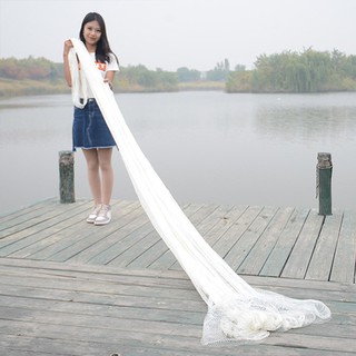 Chài dù thái chân xích cao 4M Bung 8M nặng 5kg mắt lưới 3cm