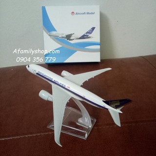 Mô hình máy bay tĩnh Airbus A350 Singapore Airlines 16cm