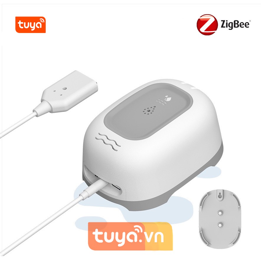 Cảm Biến Rò Rỉ Tràn Nước Có Loa Zigbee Tuya TNN2