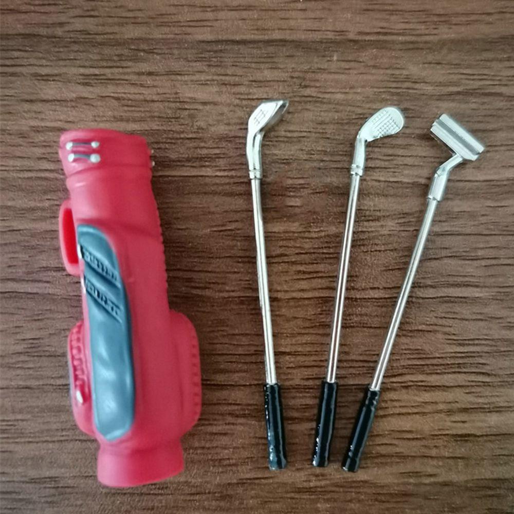 1 Bộ Túi Golf Mini Tỉ Lệ 1: 12 Cho Bé Chơi Đồ Hàng