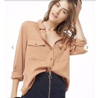 Áo sơ mi F21 Flap Pocket Shirt