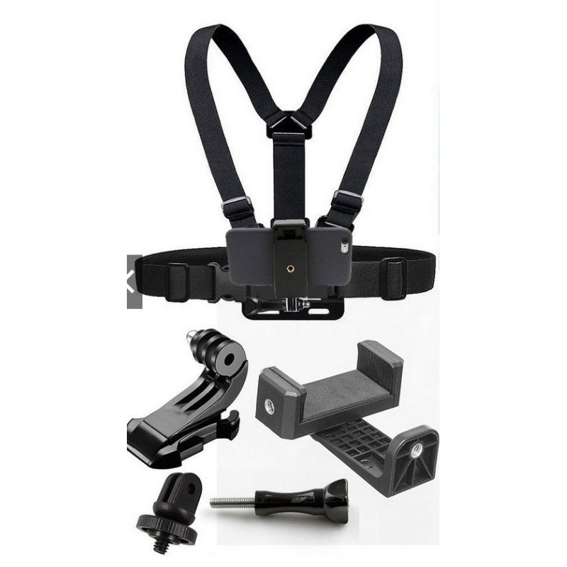 Dây đeo ngực cho Điện thoại làm camera hành trình 2 trong 1 - BIKER 176