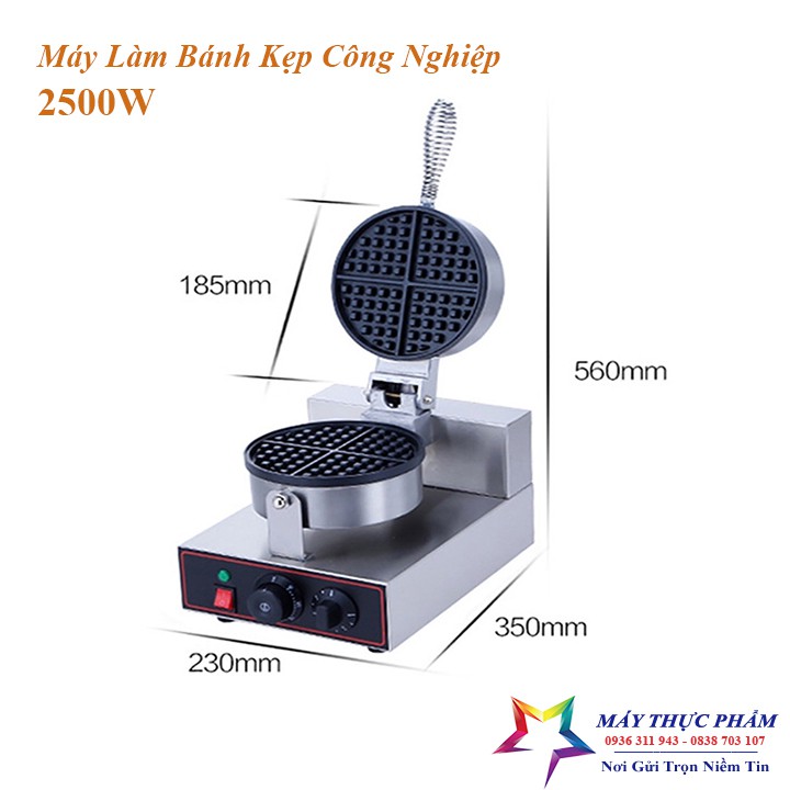 Máy làm bánh kẹp công nghiệp