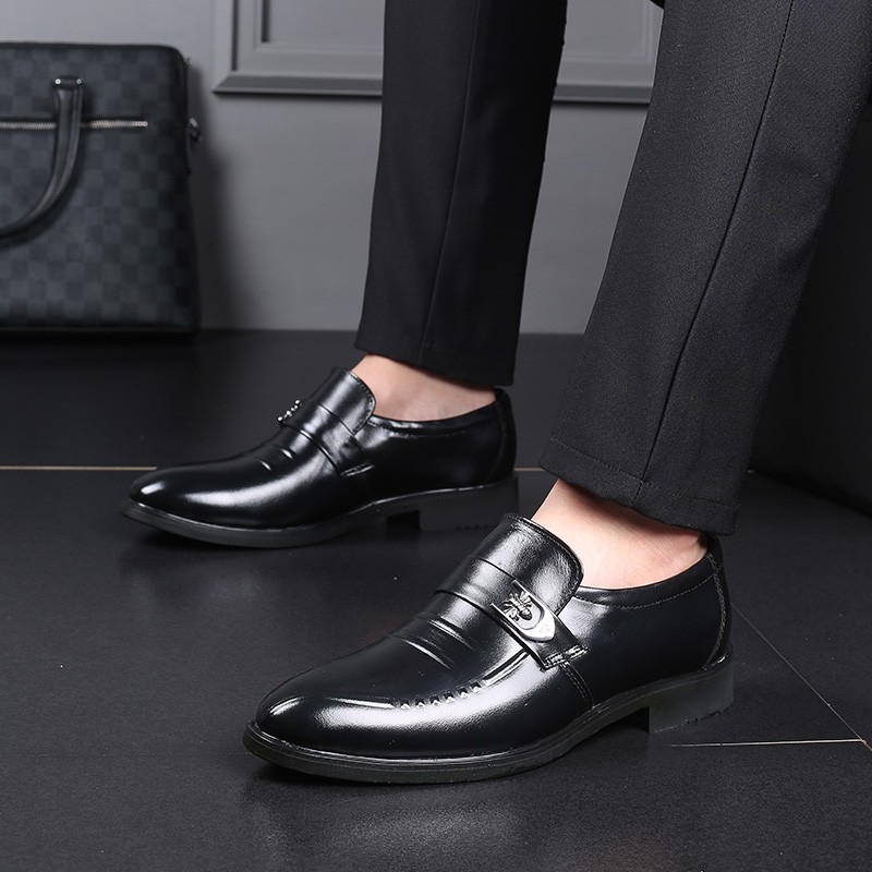 Giày Tây Nam - TẶNG TẤT - Giày Lười Nam Cao Cấp Xuất Dư GD94 | BigBuy360 - bigbuy360.vn