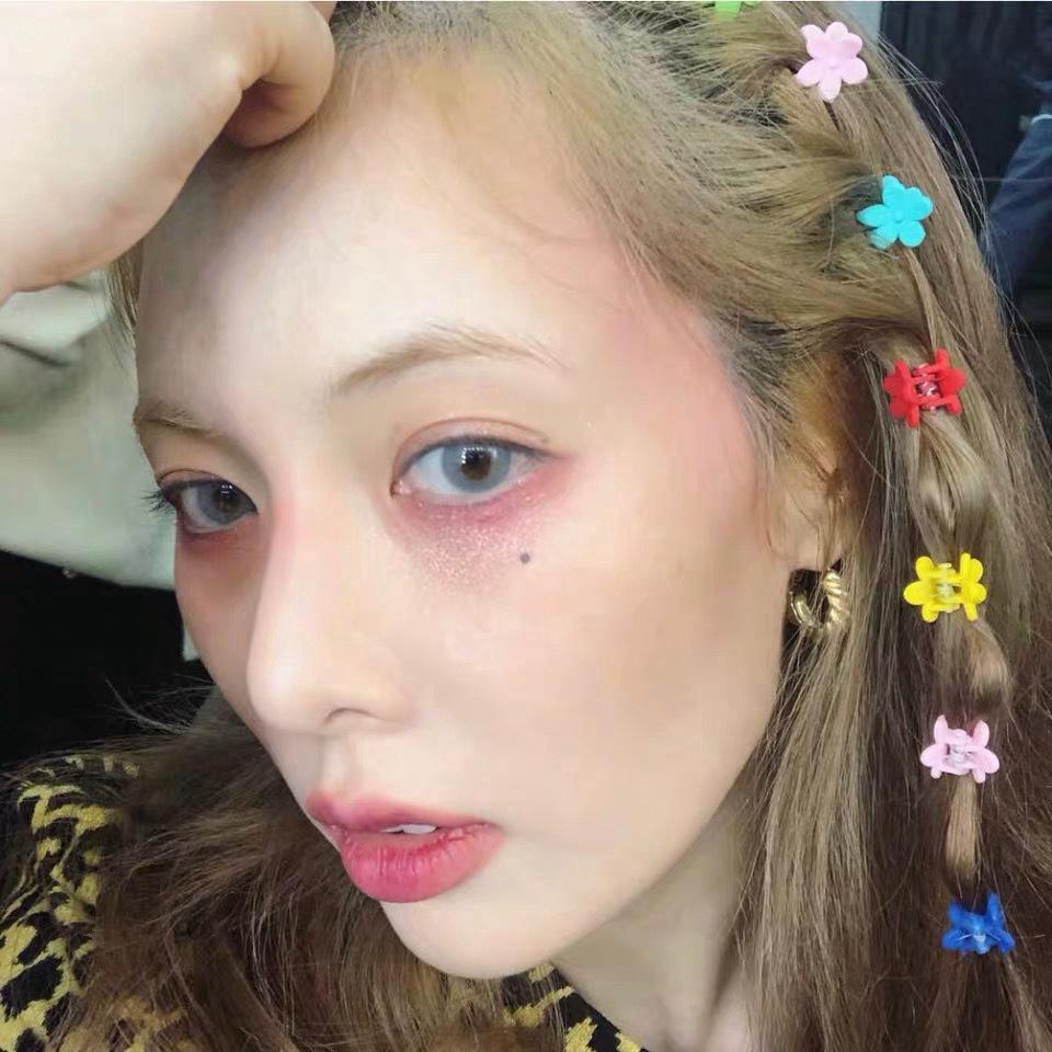 10pcs Ins Hairpin Cute Flower Girl Hairpin Kẹp tóc cô gái dễ thương Hoa kẹp tóc