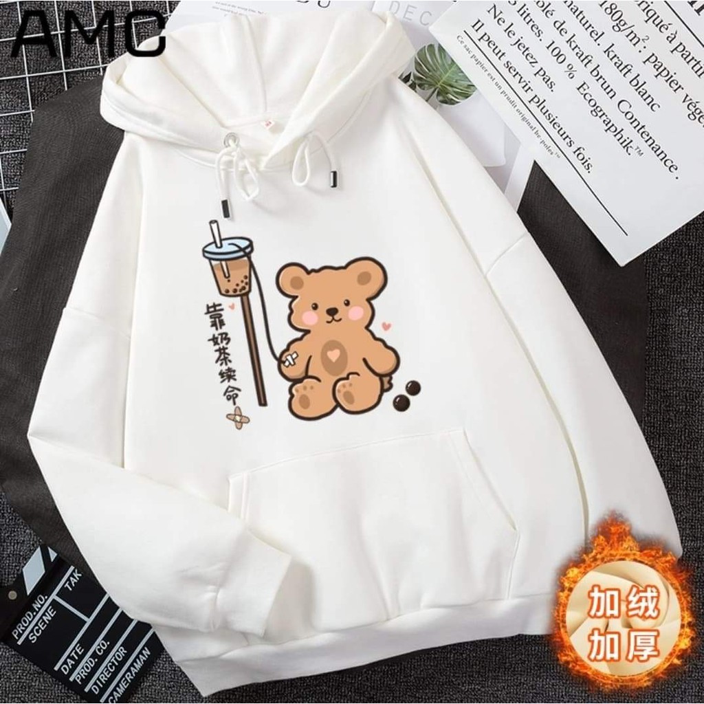 Áo hoodie gấu truyền nước DTR1120