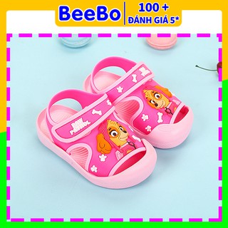 Dép Sandal Trẻ Em Quai Hậu Mũi Cao Cho Bé Trai, Bé Gái Chống Trơn Trượt hiệu quả
