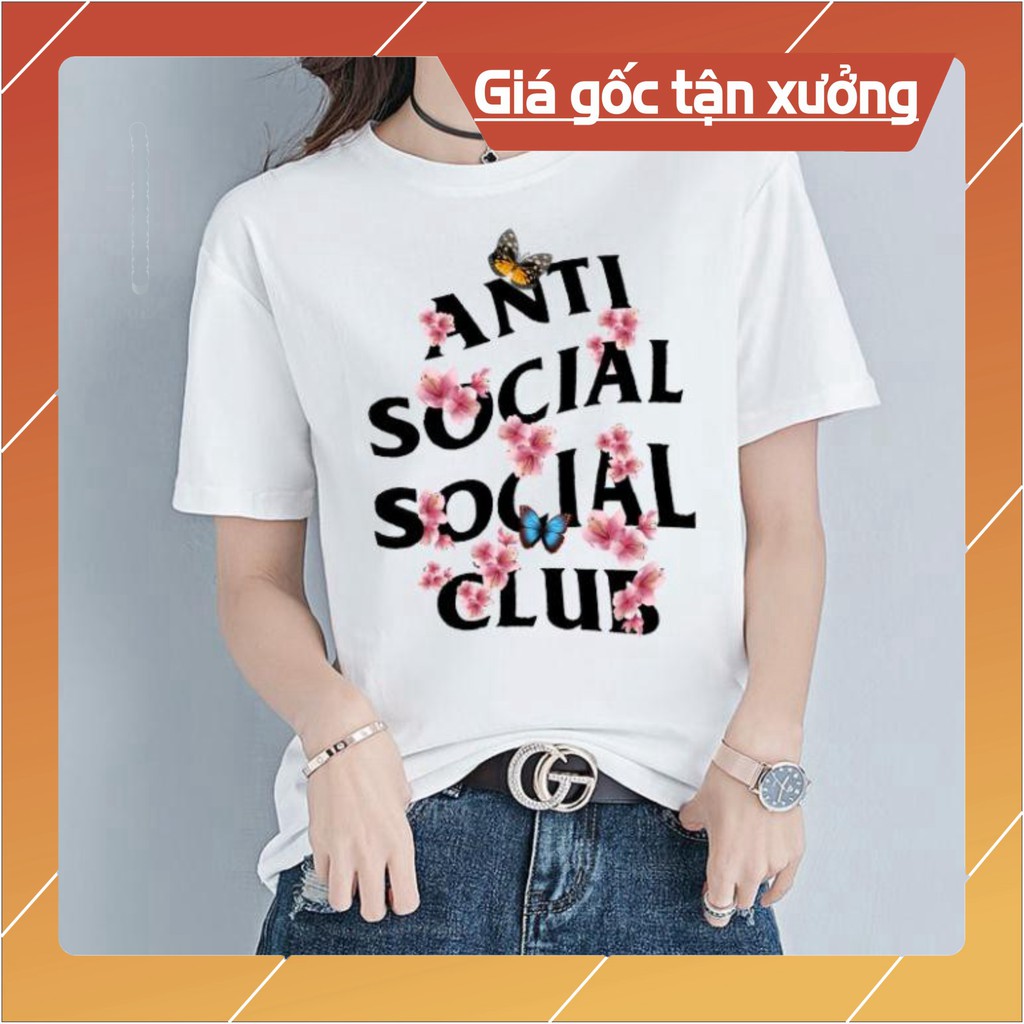 [FREESHIP] [HOT] Áo thun anti social social club phong cách, vải cotton mịn mát, in công nghệ nhật cao cấp, áo thun nam