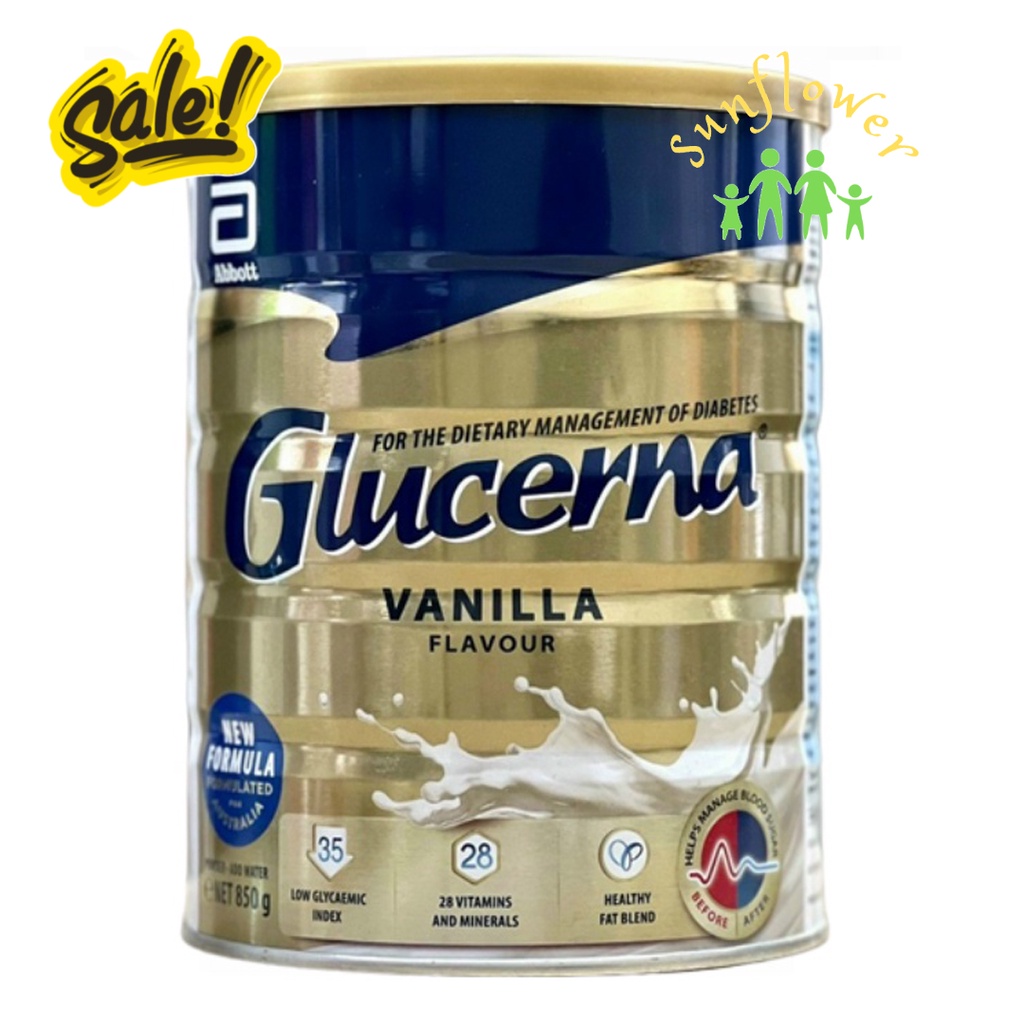 Sữa Cho Người Tiểu Đường Glucerna Vanilla 850g của Úc