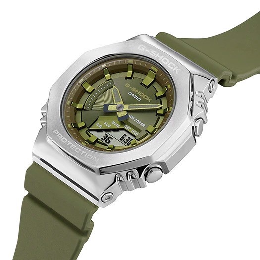 Đồng hồ casio nữ dây nhựa G-SHOCK GM-S2100-3A chính hãng