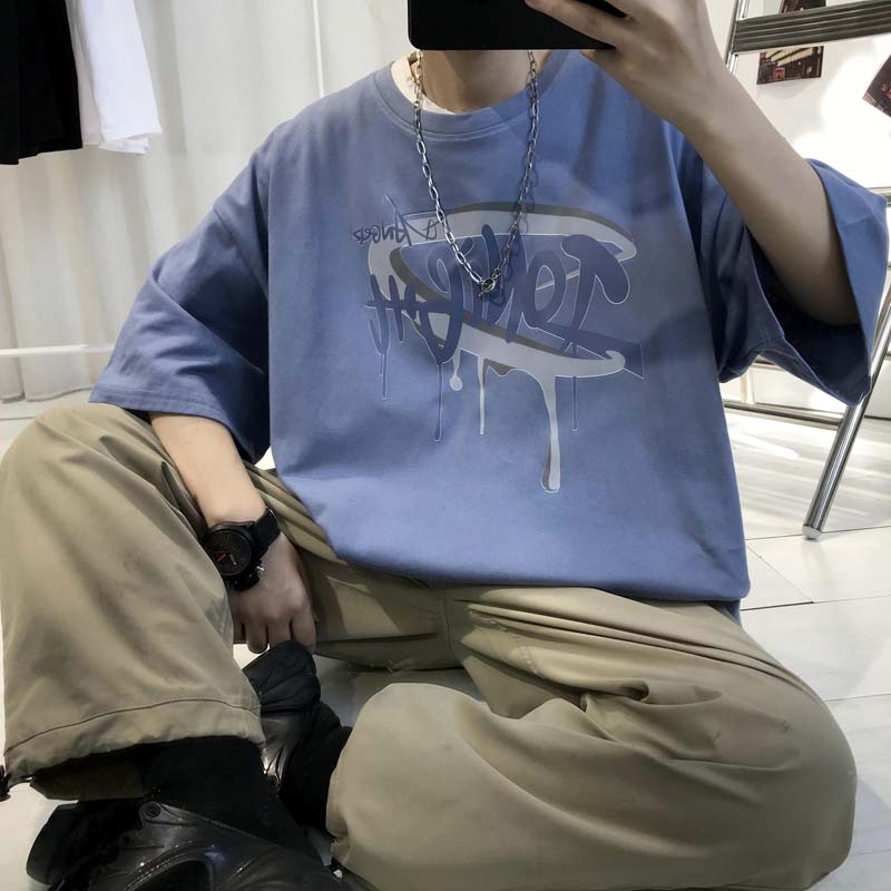 Áo thun tay ngắn thiết kế mới năng động thời trang dành cho cả nam và nữ