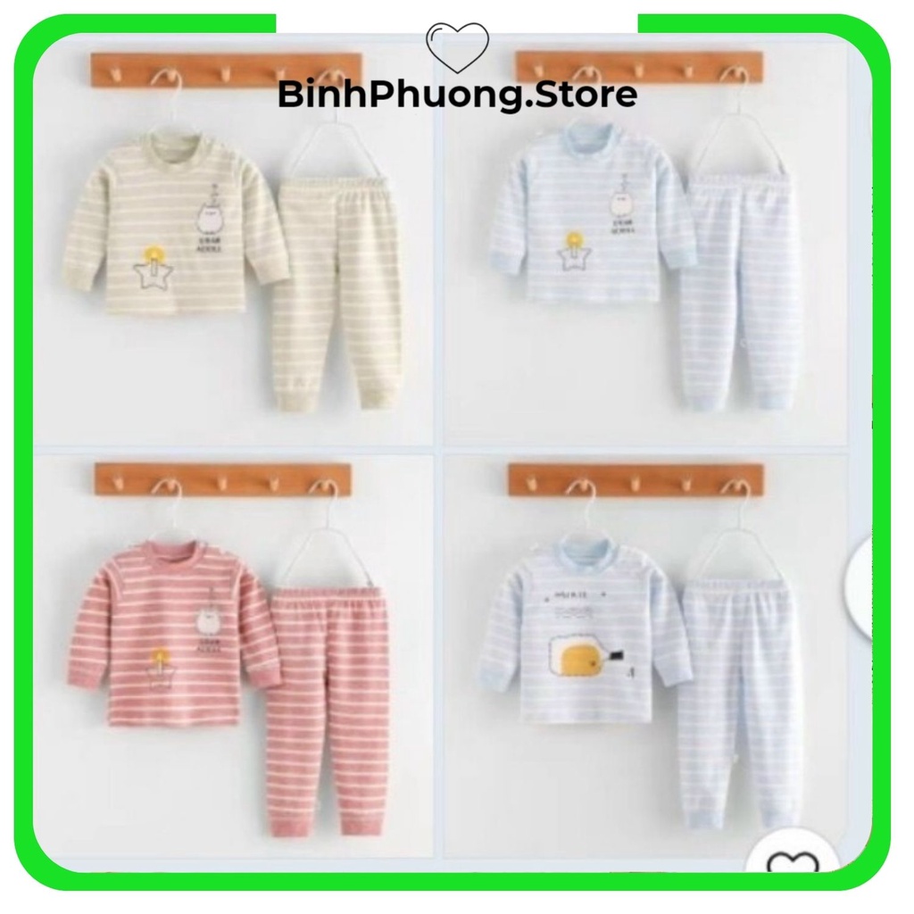 Bộ Thu Đông Cho Bé, Bộ Quần Áo Nỉ Bông Cho Bé Trai Gái Nhập Quảng Châu 1 2 3 Tuổi Binhphuong.Store