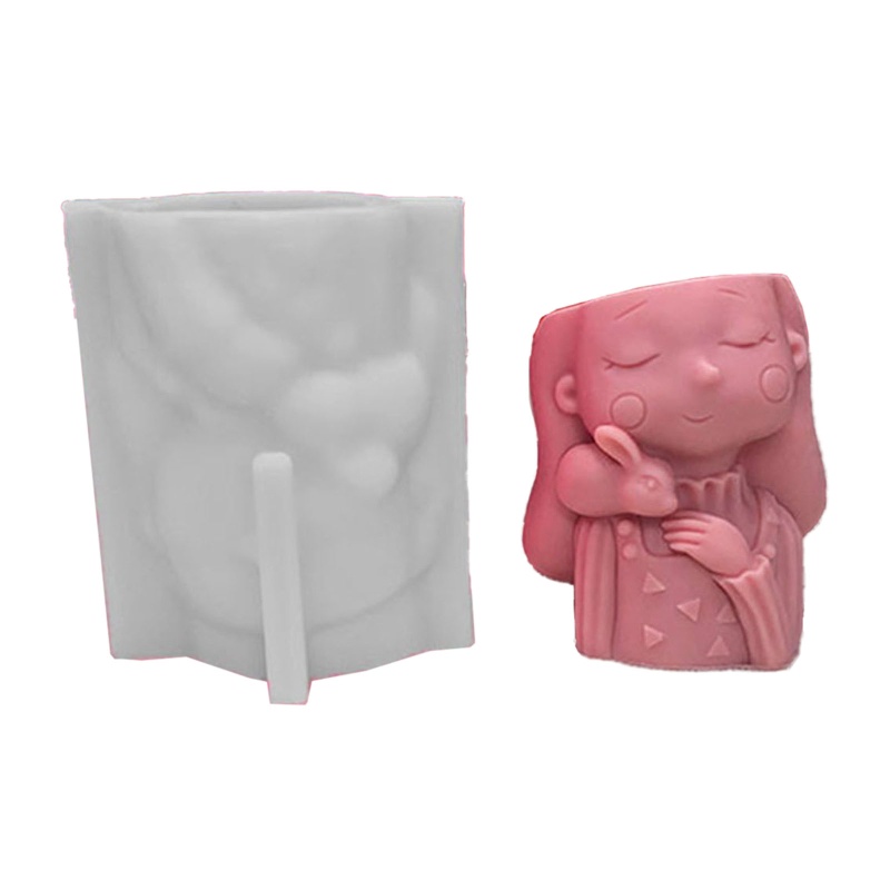 Khuôn silicone Làm Chậu Hoa / Chậu Hoa Trang Trí Đẹp Mắt