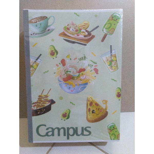 Vở Kẻ Ngang 120 Trang Campus FOOD-2 – Định Lượng 70g/m2