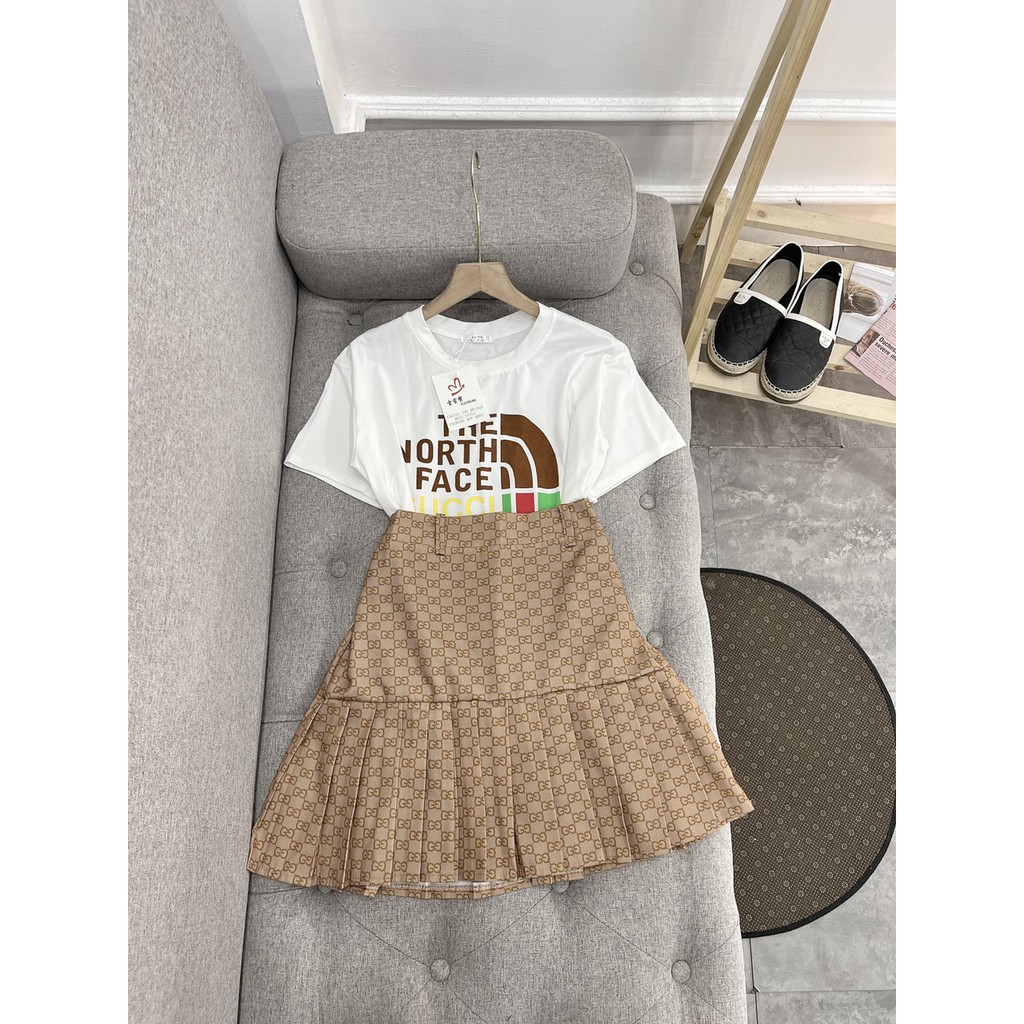 Set đồ nữ cá tính, set váy dài áo thun đi chơi sang chảnh mùa hè đẹp 8A00064 | BigBuy360 - bigbuy360.vn